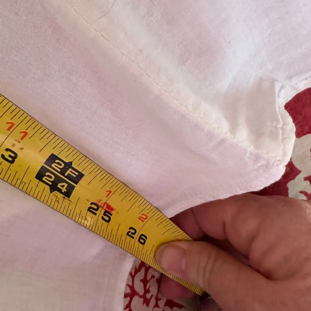 Dress Barn  cream xl  boho cotton‎ blouse with lace bodice. Victorian vibe. EUC - Picture 8 of 10